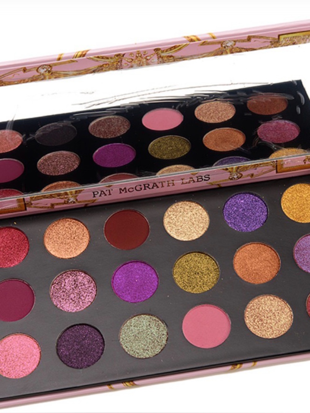 Pat McGrath Vibrant Pink, Purple & Gold Metallic Eyeshadow Palette